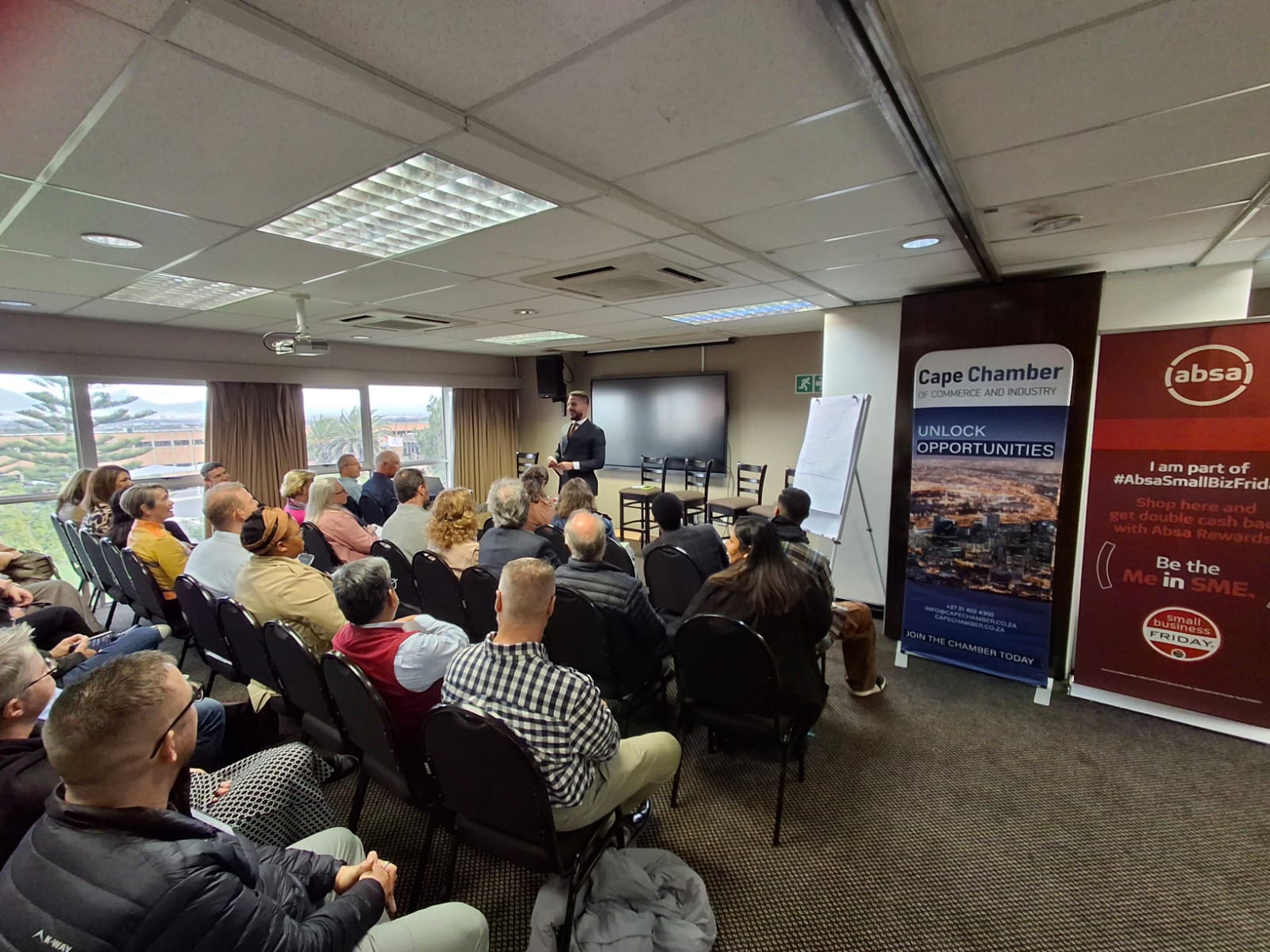 Andrew at the Cape Chamber Youth Conference